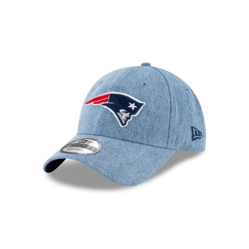 NFL New England Patriots Washed Out 9Twenty Adjustable (ROQ3552) - Blue New Era Caps